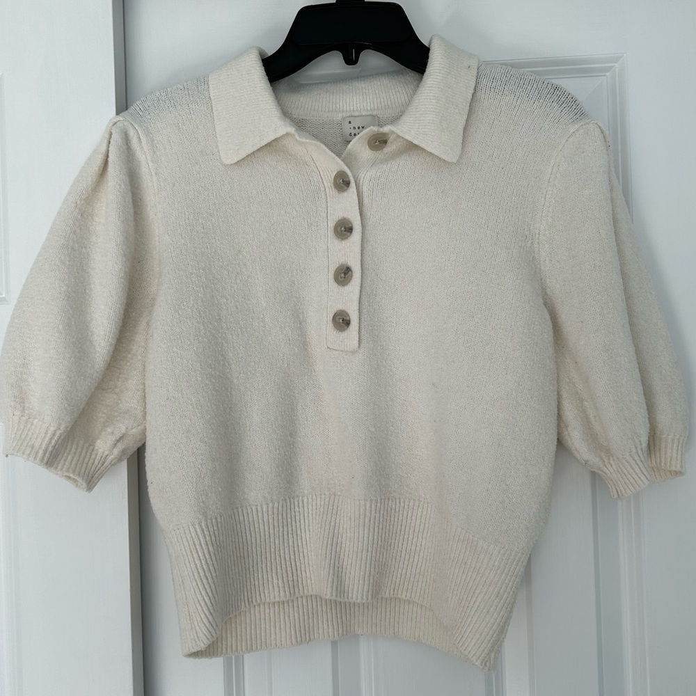 Puff sleeve sweater